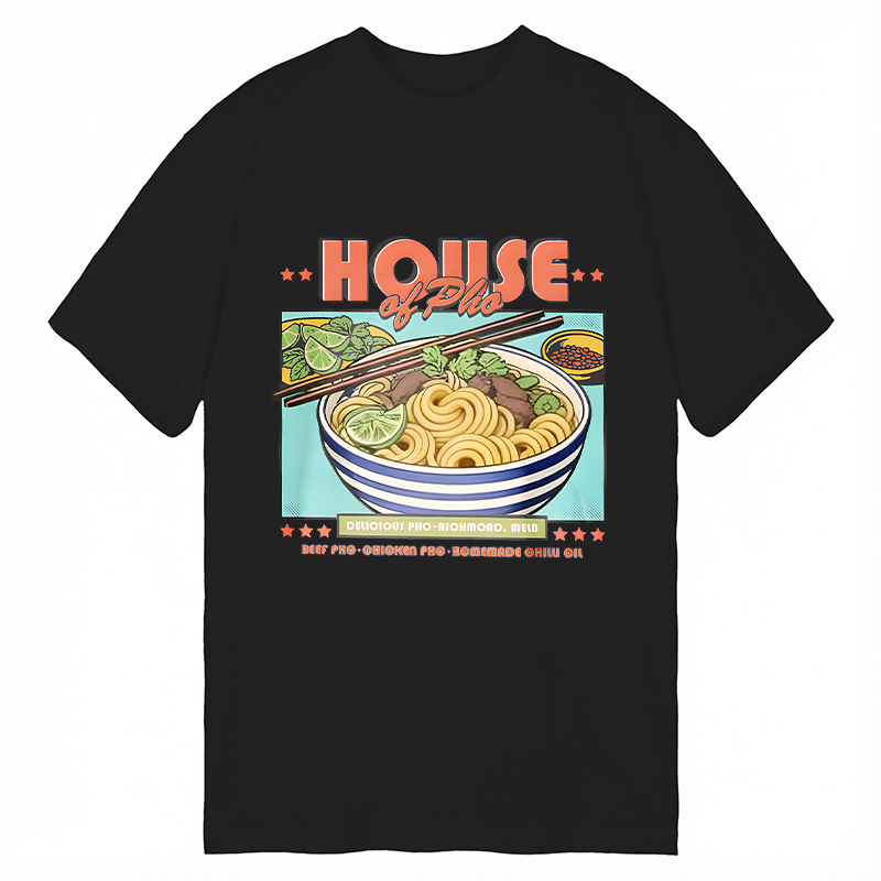 Modecanvas House of Pho DTG Printing Classic T-Shirt-modecanvas