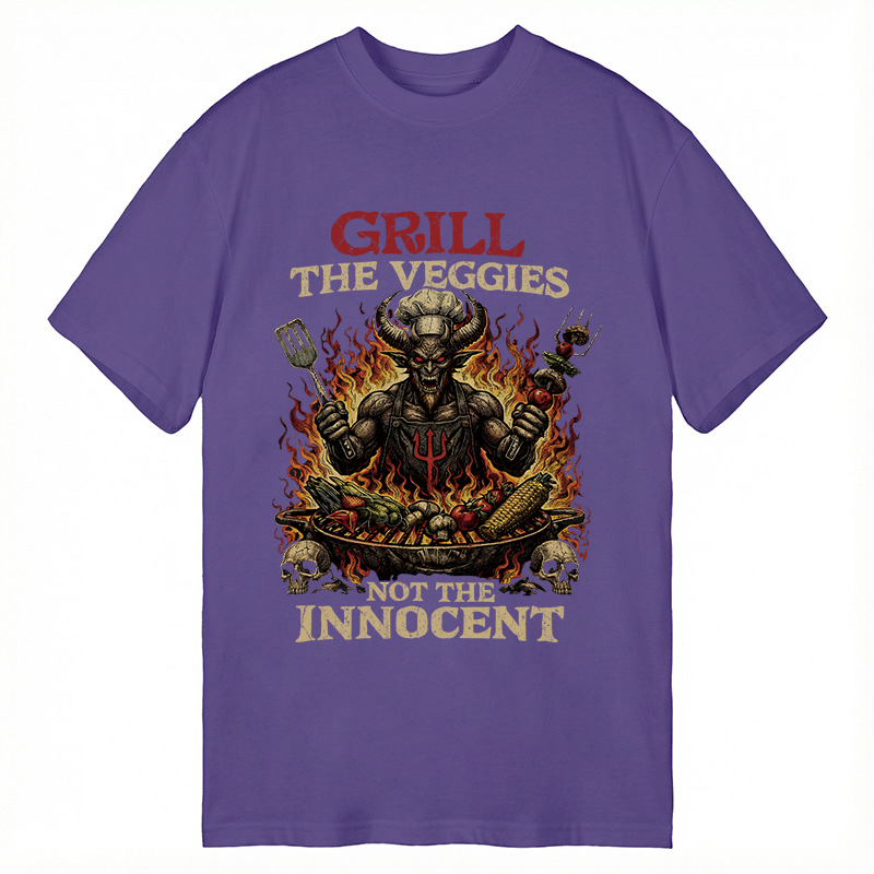 Modecanvas Heavy Metal Vegan Vegetarian DTG Printing Classic T-Shirt-modecanvas