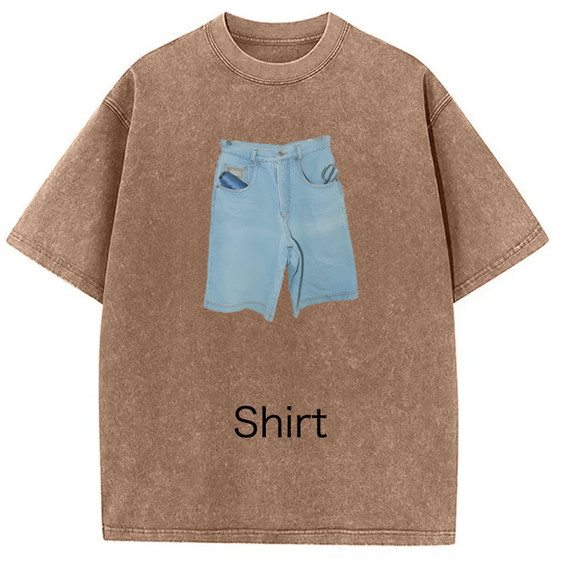 Modecanvas Weirdcore Clothing DTG Printing Washed T-Shirt