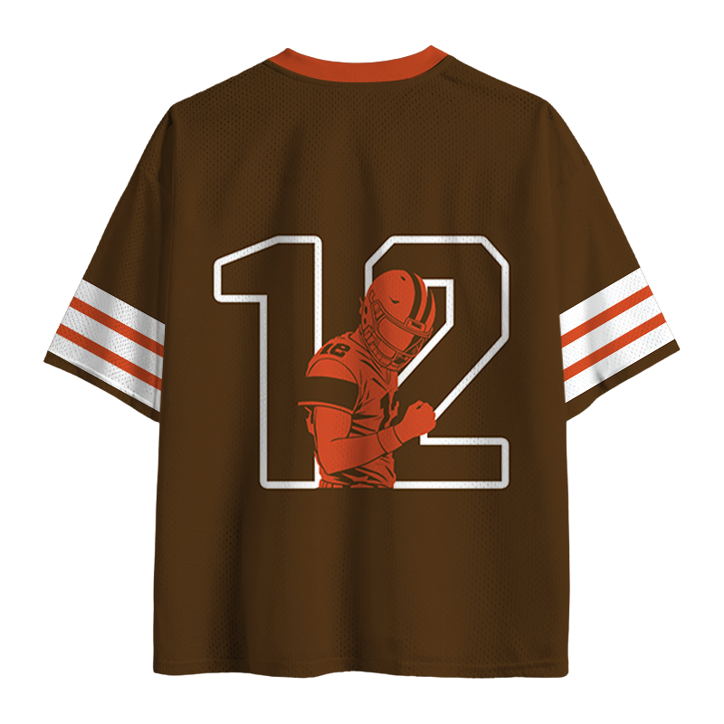 Modecanvas Time To Be Legendary No.12 Mesh Jersey-modecanvas