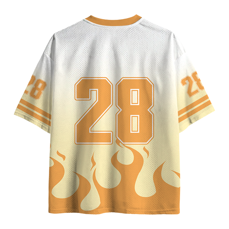 Modecanvas My Wiener Is On Fire Funny Dog Mesh Jersey-modecanvas
