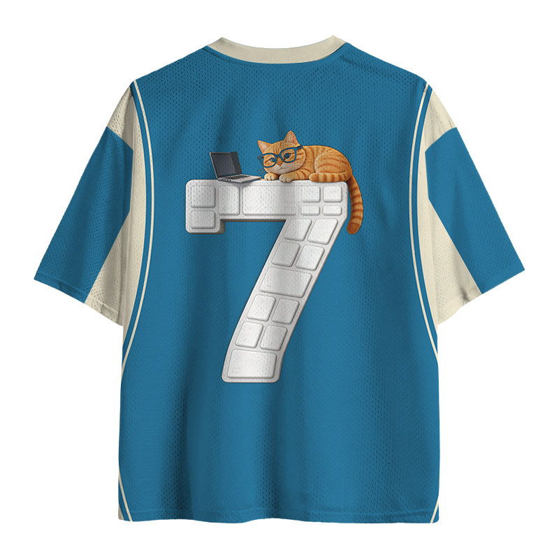 Modecanvas Live Laugh Lose Your Shit Mesh Jersey-modecanvas