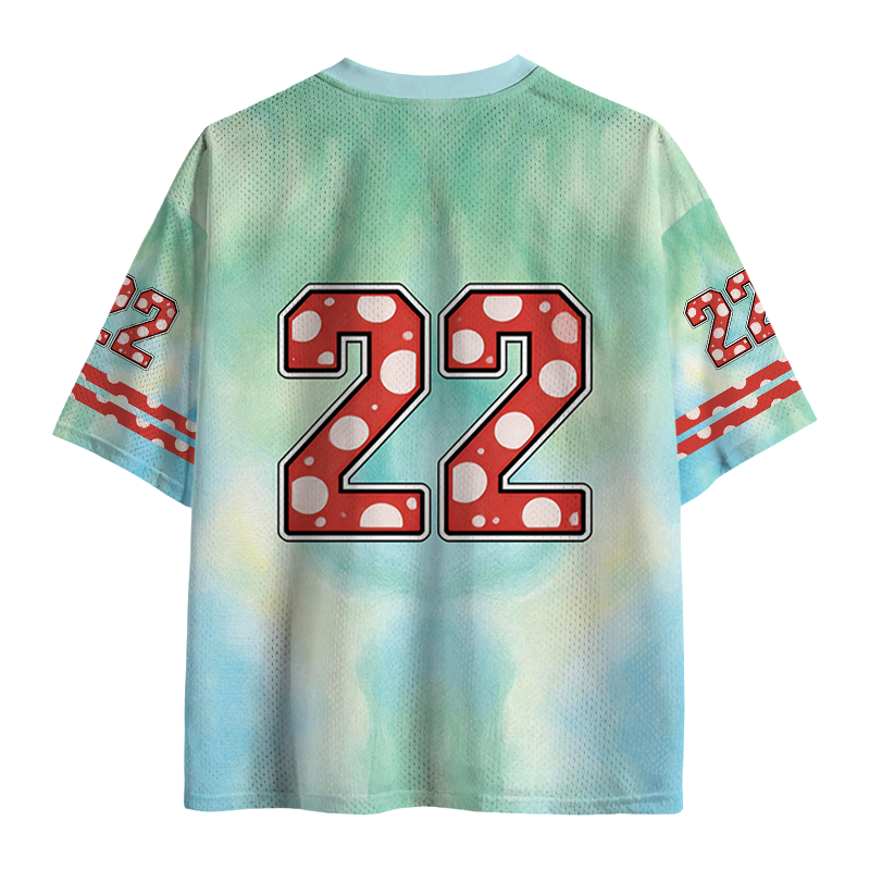 Modecanvas Full Of Rage and Whimsy Frog Mesh Jersey-modecanvas