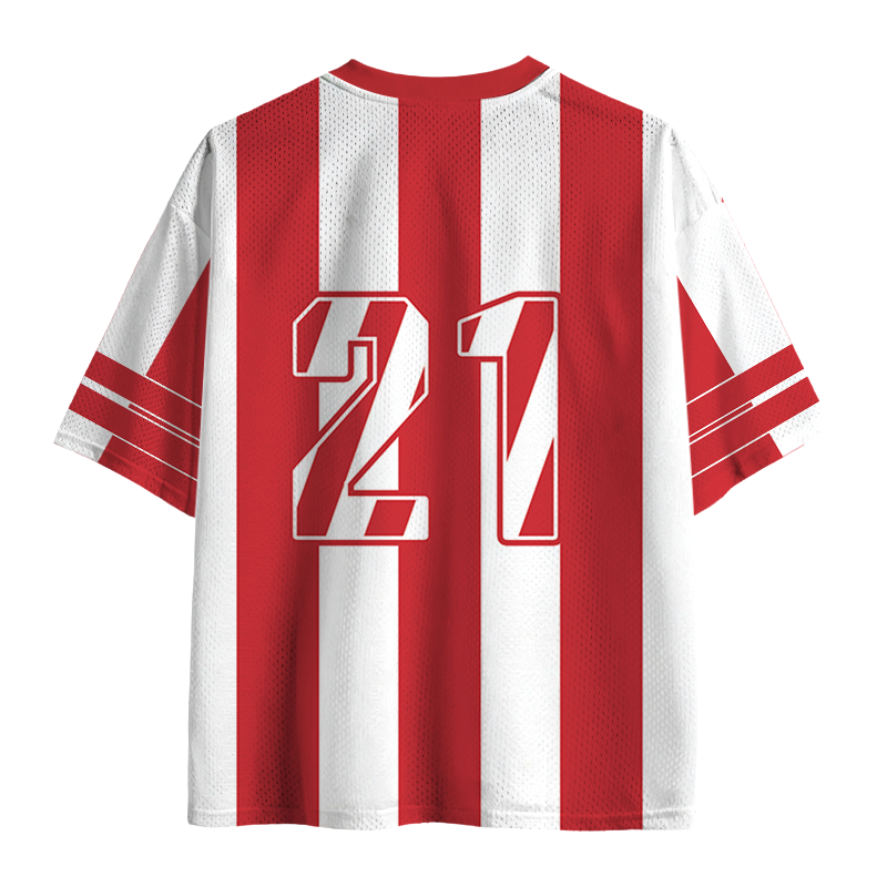 Modecanvas I Love My Girlfriend Valentine Mesh Jersey-modecanvas