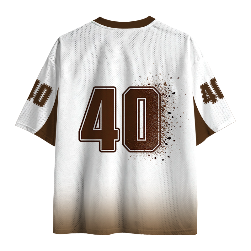 Modecanvas Certified Freak Cat Meme Mesh Jersey-modecanvas