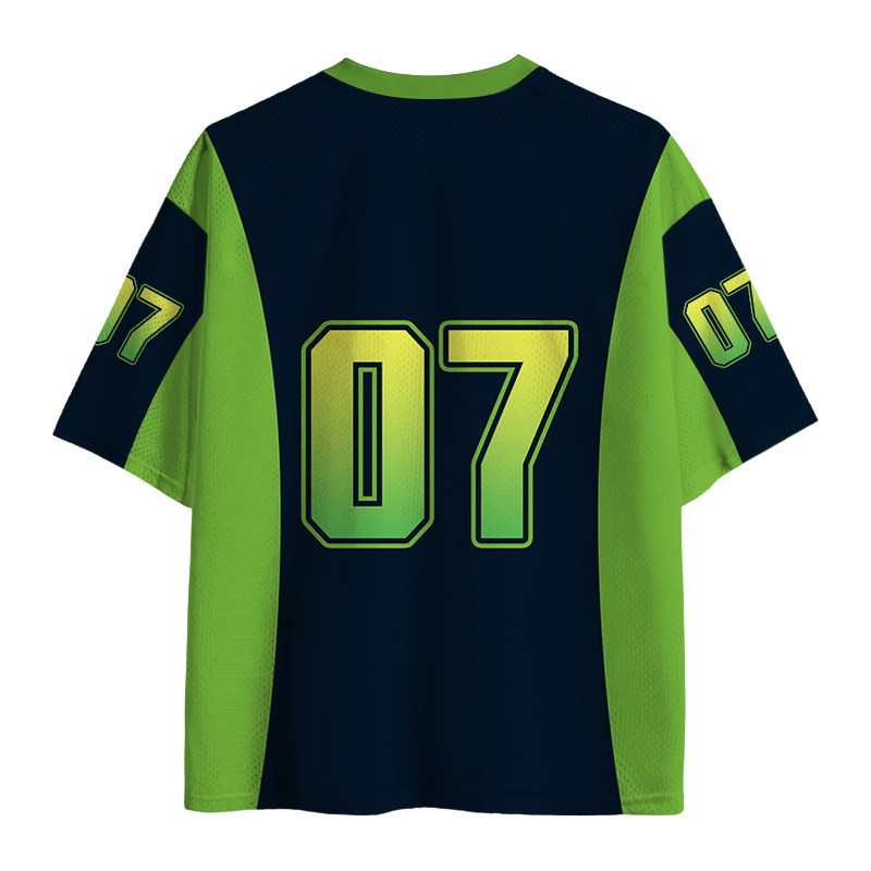 Modecanvas Brazil Soccer Vintage Mesh Jersey-modecanvas