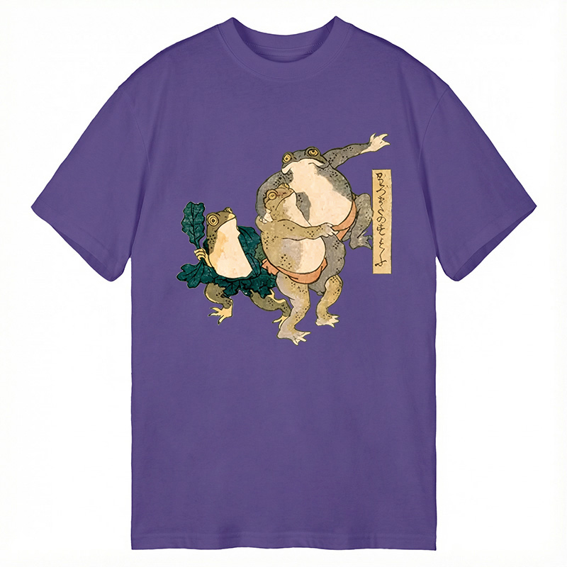Modecanvas Sumo Frogs Japan DTG Printing Classic T-Shirt-modecanvas