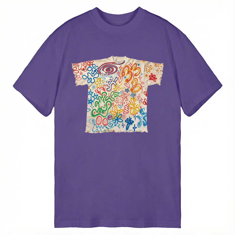 Modecanvas Graffiti Art Shirt Of DTG Printing Classic T-Shirt-modecanvas