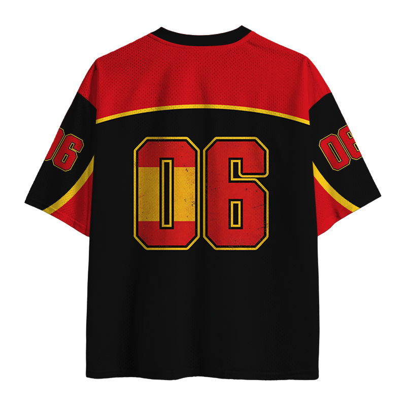 Modecanvas Germany Soccer Vintage Mesh Jersey-modecanvas