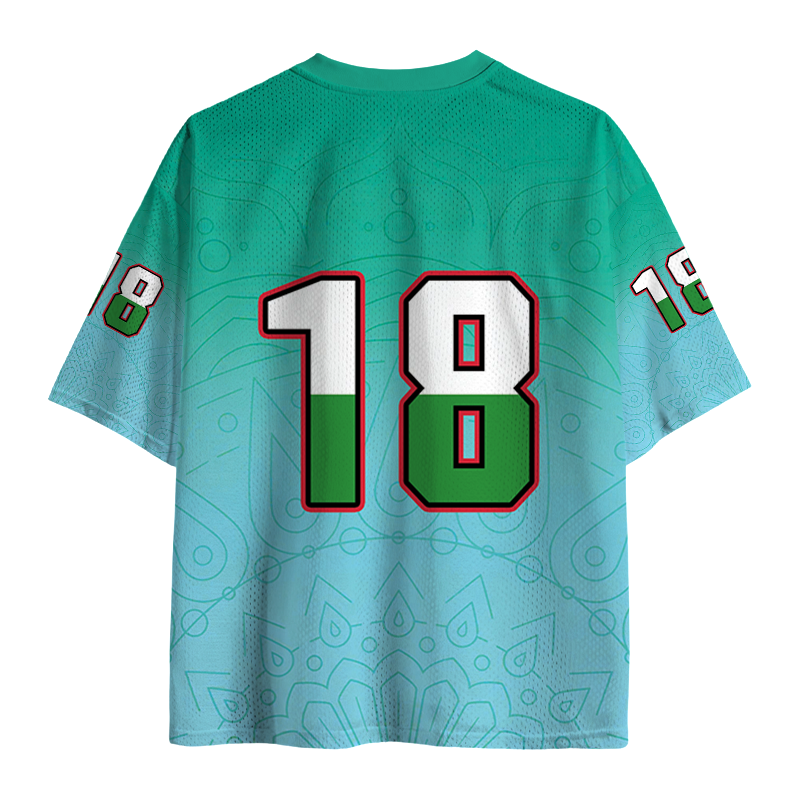 Modecanvas Mexico Soccer Mesh Jersey-modecanvas