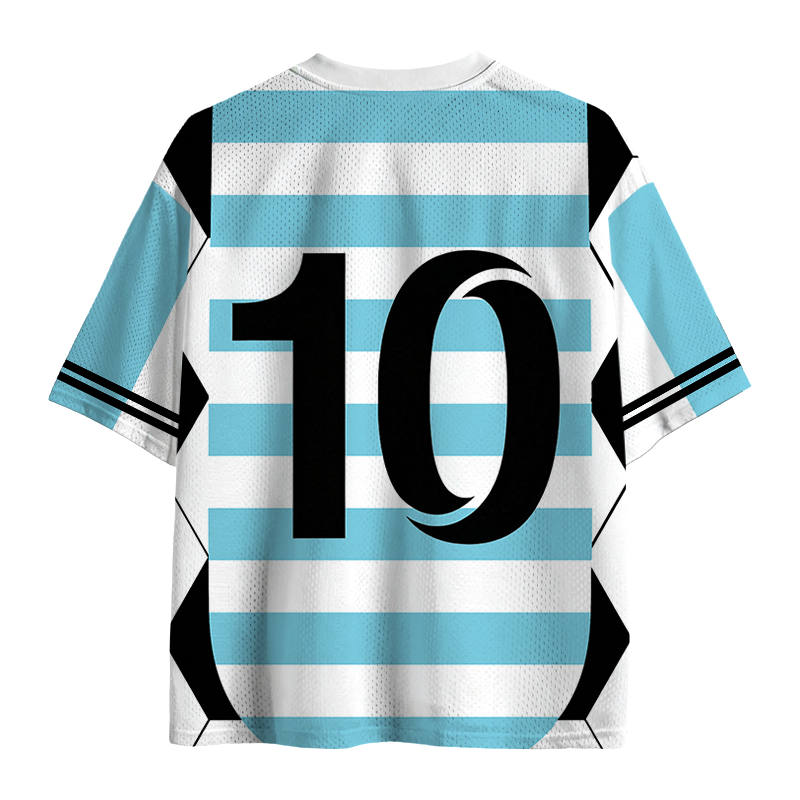 Modecanvas Argentina Rooster Soccer Mesh Jersey-modecanvas