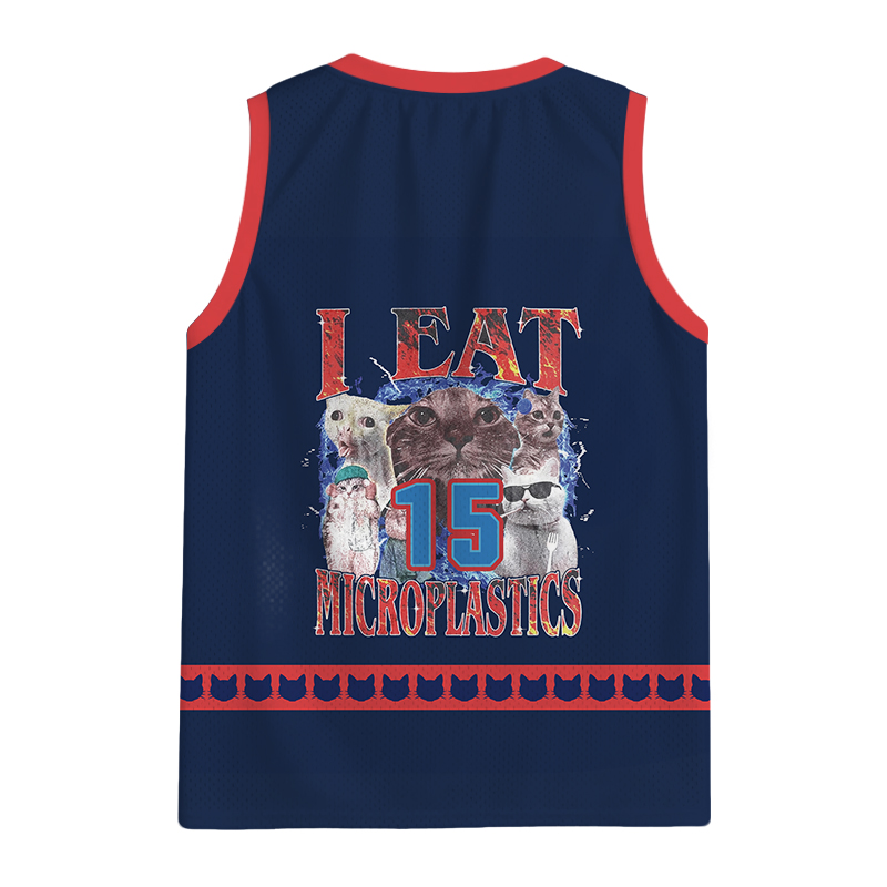 Modecanvas I Eat Microplastics Jersey Tank