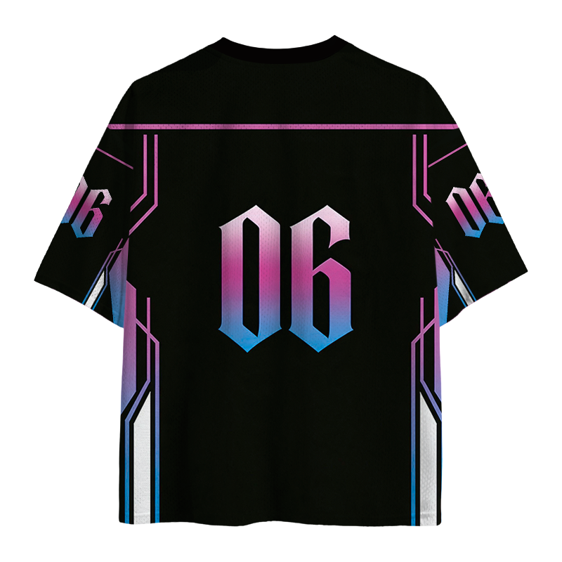 Modecanvas Technoholic Graphic Mesh Jersey-modecanvas