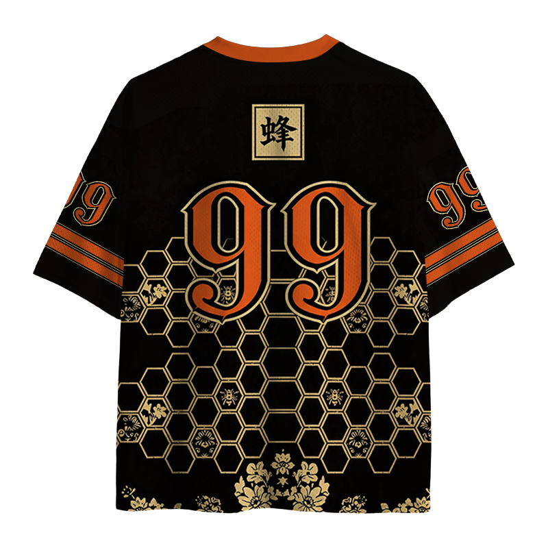 Modecanvas Bee Art Mesh Jersey-modecanvas