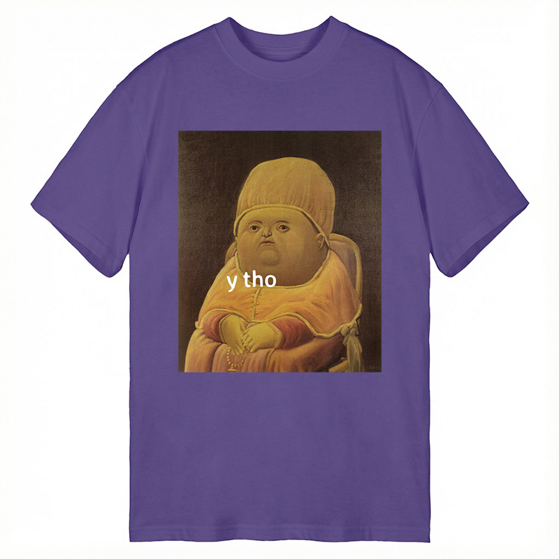 Modecanvas Y Tho Funny Meme DTG Printing Classic T-Shirt-modecanvas