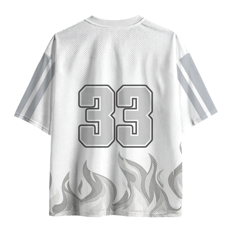 Modecanvas Refuse to Tolerate Gluten Funny Raccoon Meme Mesh Jersey-modecanvas