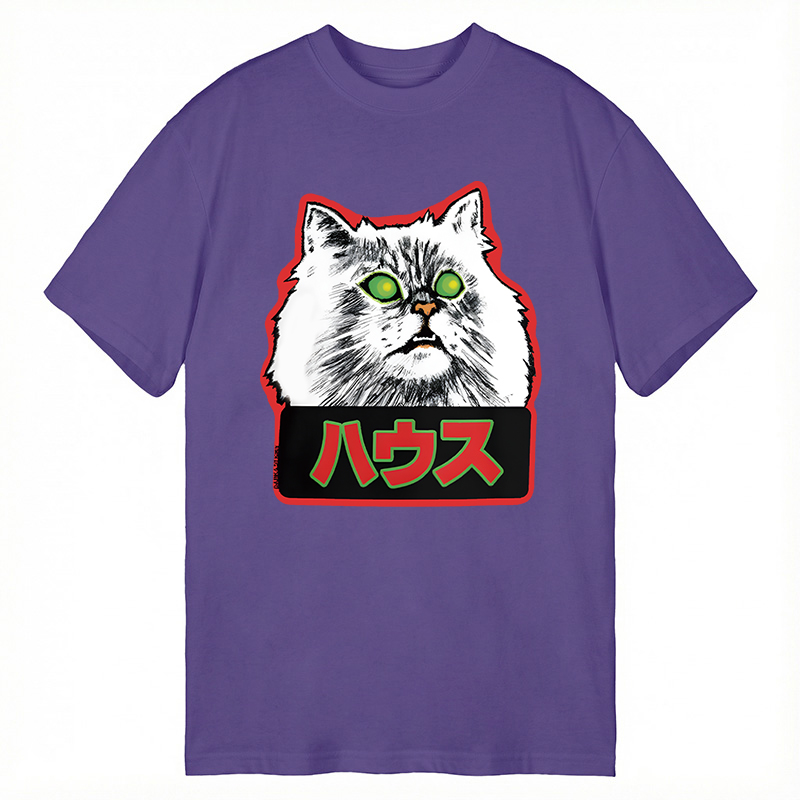 Modecanvas Hausu Cat DTG Printing Classic T-Shirt-modecanvas