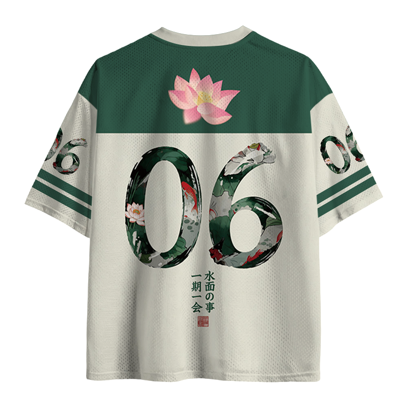 Modecanvas Lotus Lights Koi Dreams Mesh Jersey-modecanvas