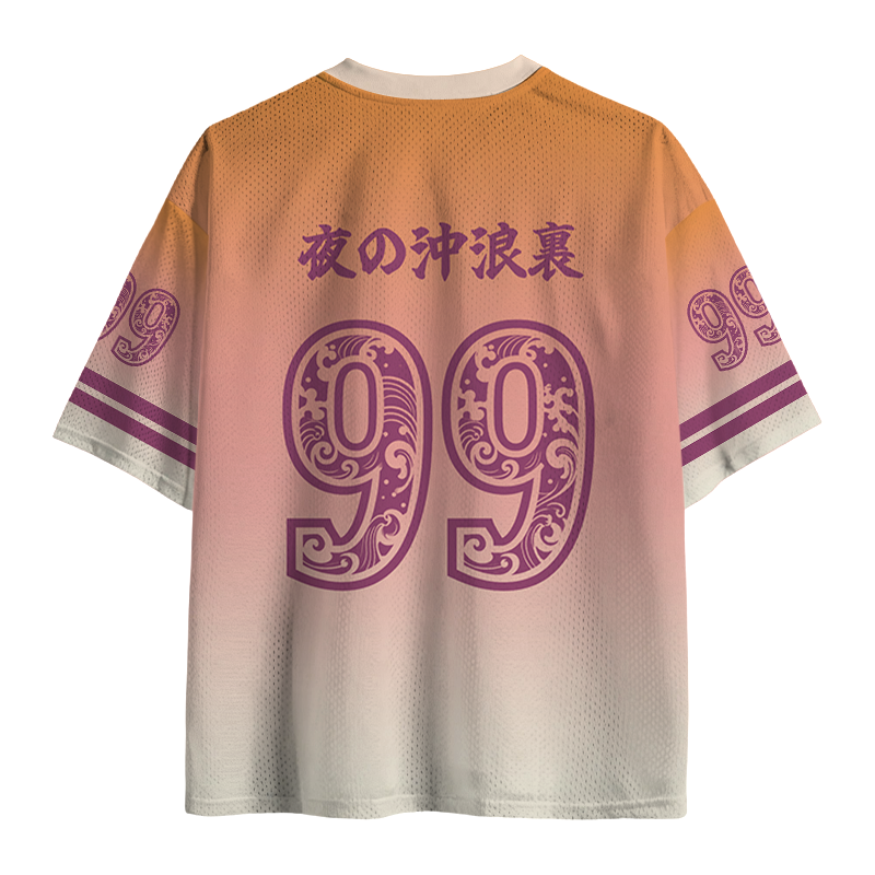Modecanvas Midnight Wave Mesh Jersey-modecanvas