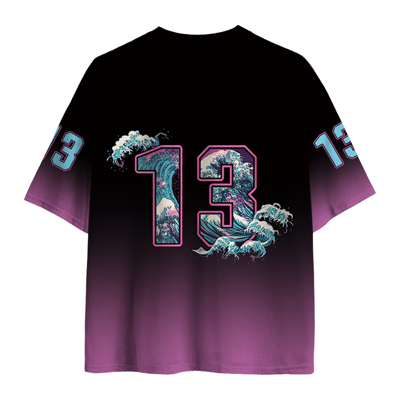 Modecanvas Ocean Kanagawa Mesh Jersey-modecanvas