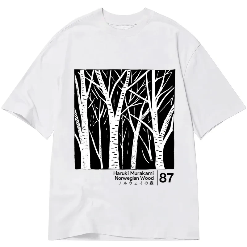 Modecanvas Norwegian Forest Japan DTG Printing Classic T-Shirt-modecanvas