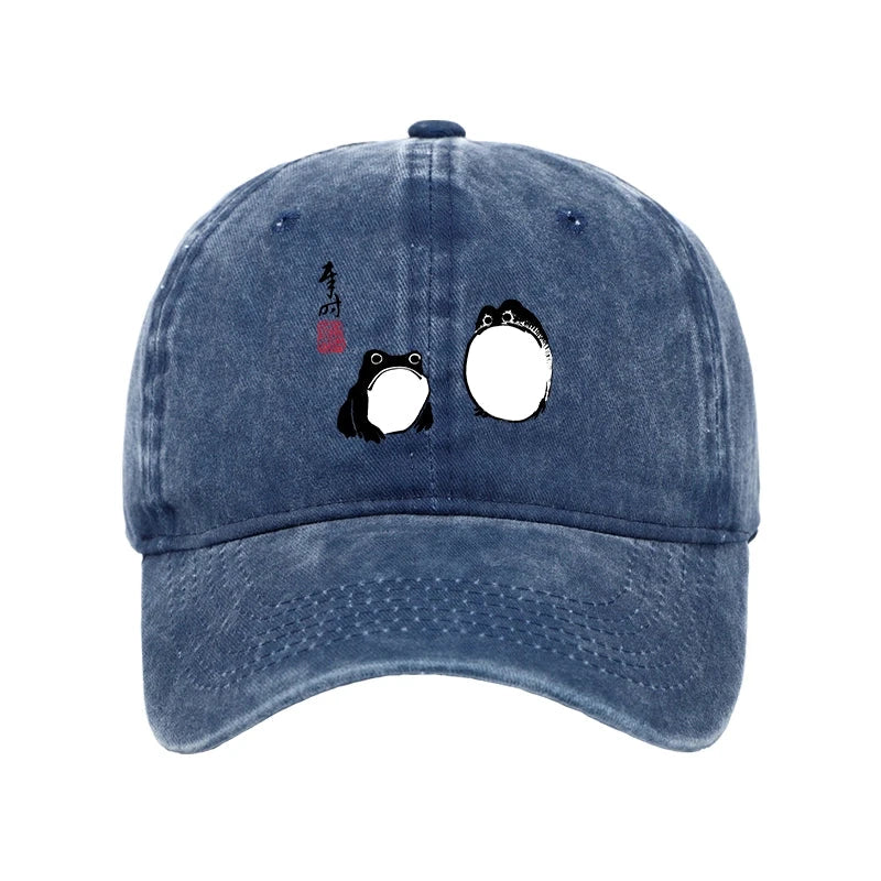 Modecanvas Matsumoto Hoji Frogs Japan Washed Cap-modecanvas