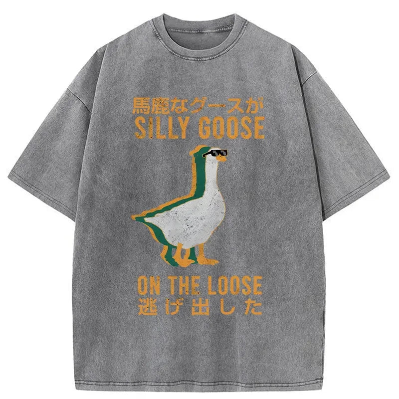 Modecanvas Silly Goose Japanese Washed T-Shirt