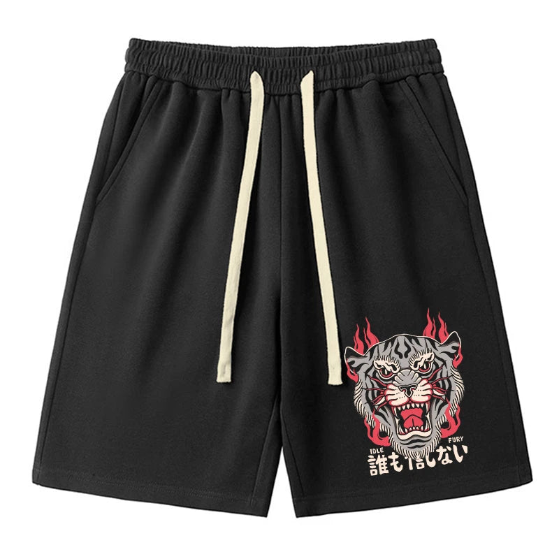 Modecanvas Retro Tiger Japanese Classic Shorts For Sale