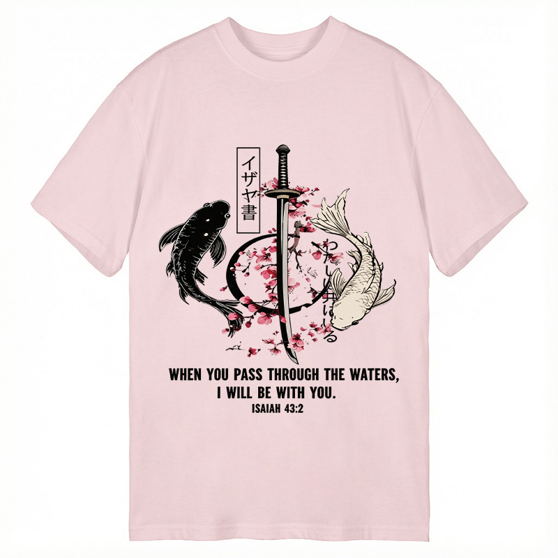 Modecanvas I Will Be With You DTG Printing Classic T-Shirt-modecanvas