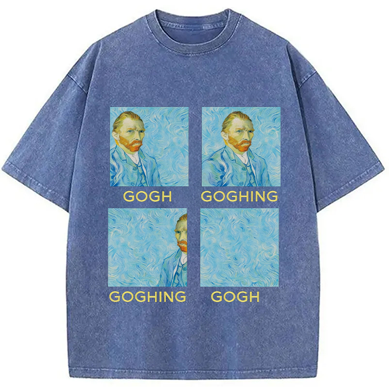 Modecanvas Goghing Goghing Gone Washed T-Shirt