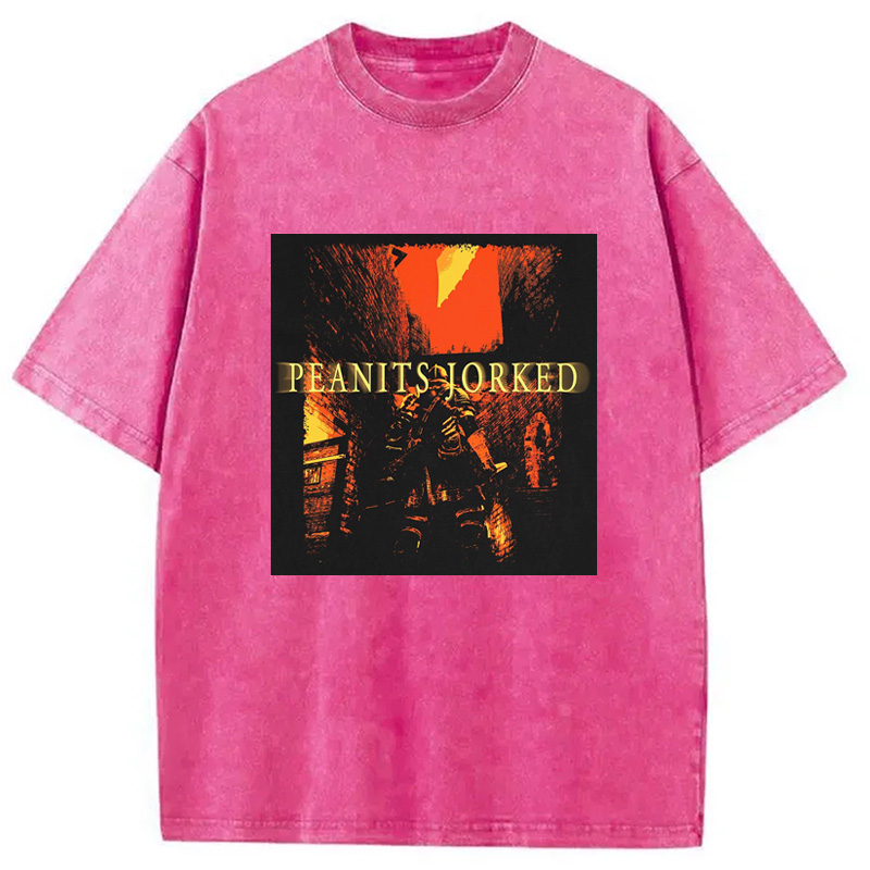 Modecanvas PEANITS JORKED Washed T-Shirt
