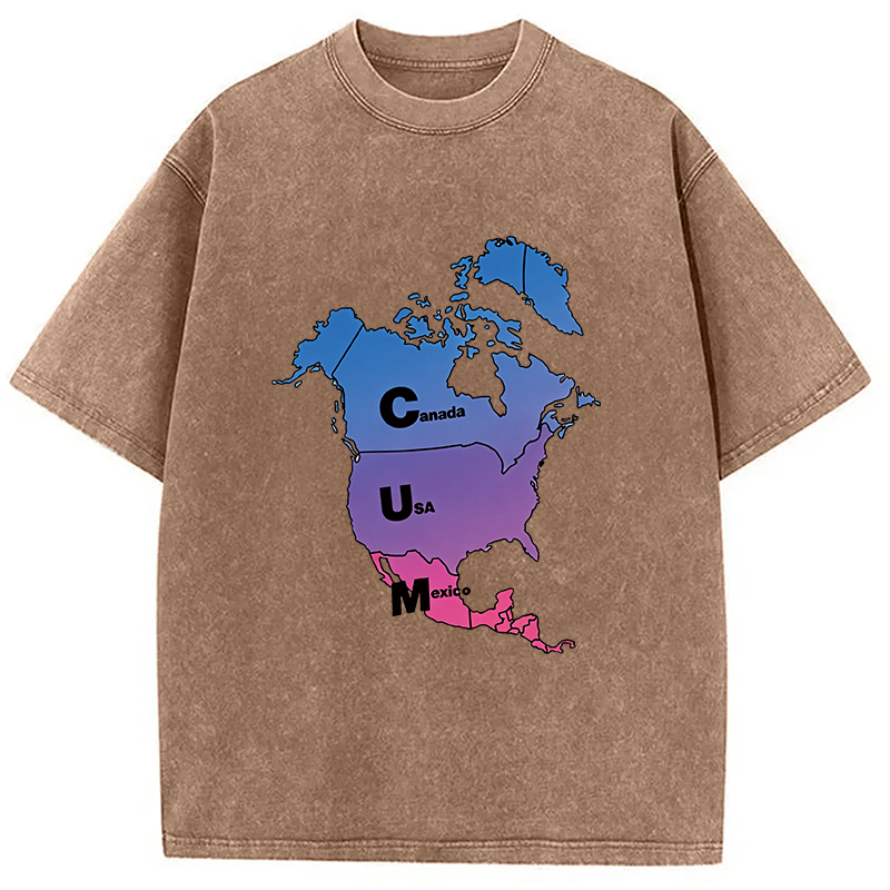 Modecanvas Canada USA Mexico DTG Printing Washed T-Shirt