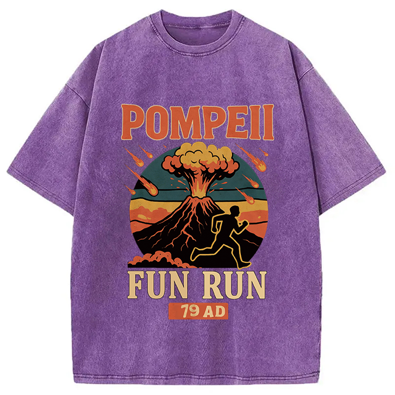 Modecanvas Fun Run DTG Printing Washed T-Shirt