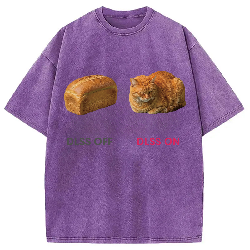 Modecanvas DLSS On Catloaf DTG Printing Washed T-Shirt