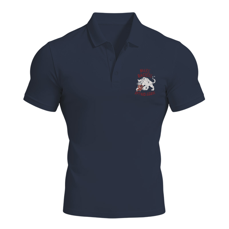 Modecanvas Make Racists Afraid Again Polo Shirt