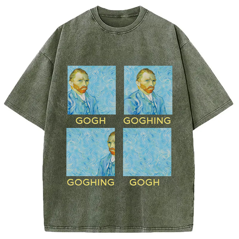 Modecanvas Goghing Goghing Gone Washed T-Shirt