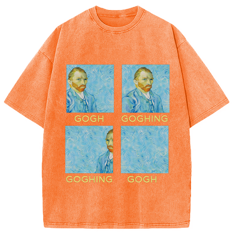 Modecanvas Goghing Goghing Gone Washed T-Shirt