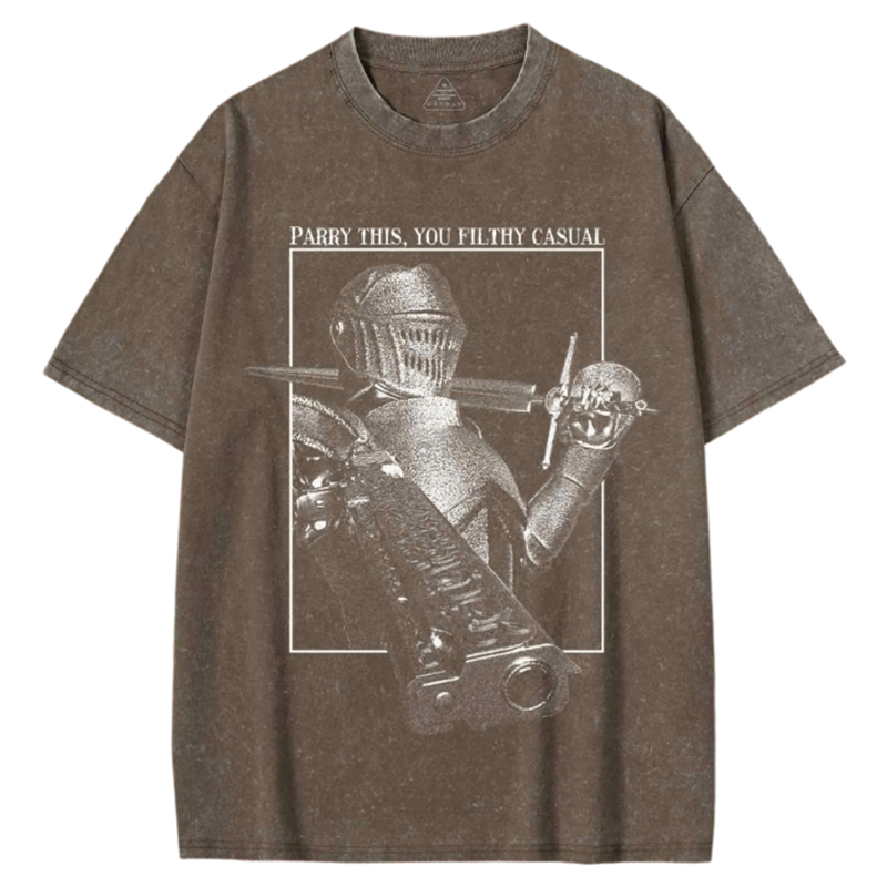 Modecanvas Parry This You Filthy Casual Washed T-shirt