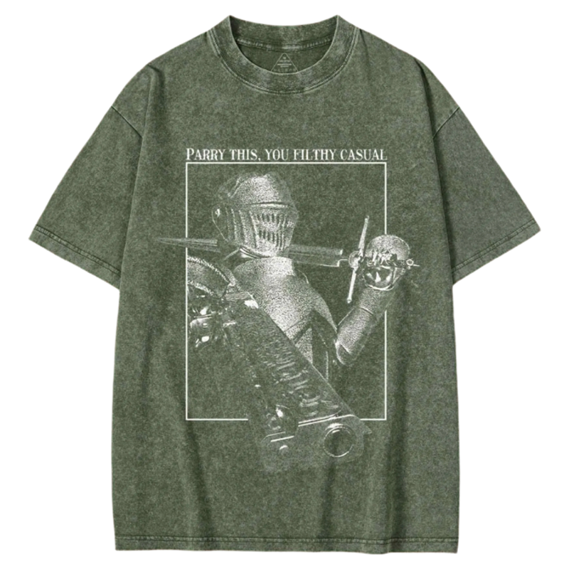 Modecanvas Parry This You Filthy Casual Washed T-shirt