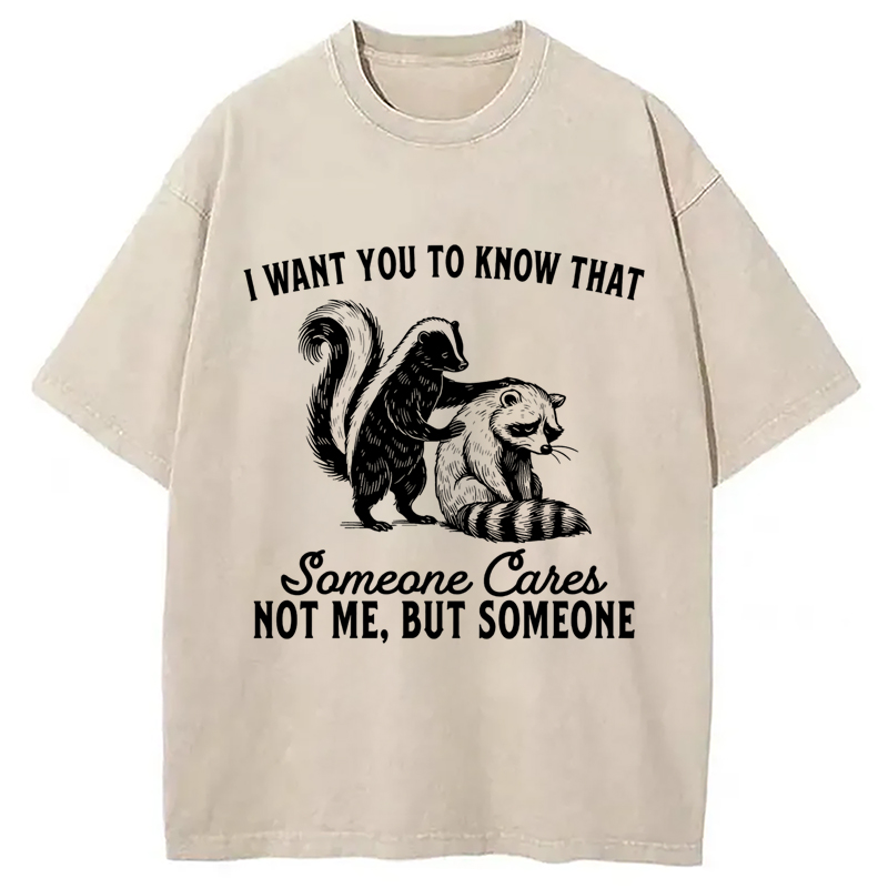 Modecanvas I Want You To Know That Not Me Washed T-Shirt