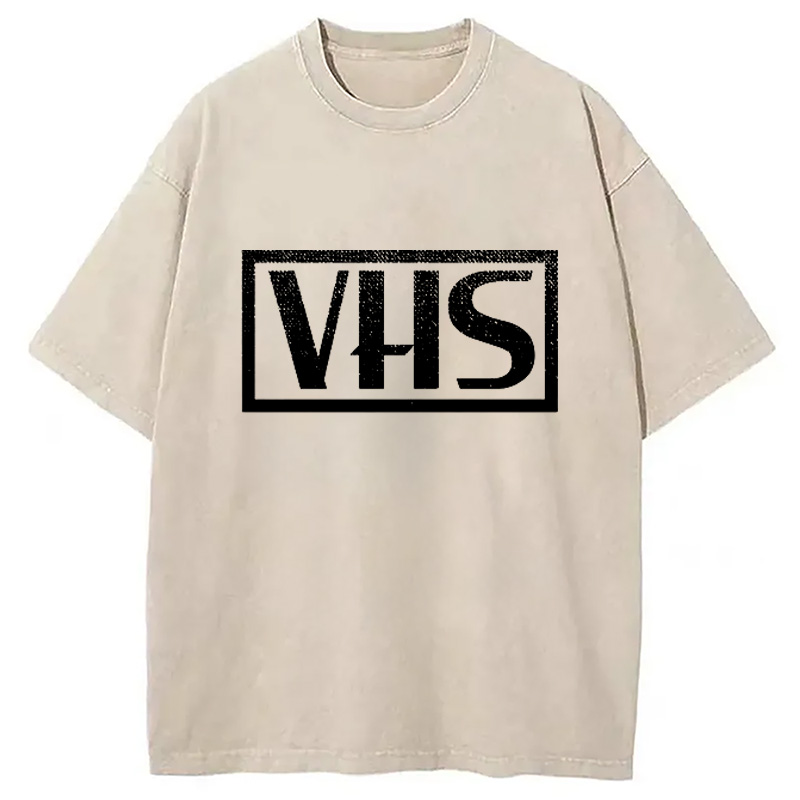 Modecanvas VHS Logo Washed T-Shirt