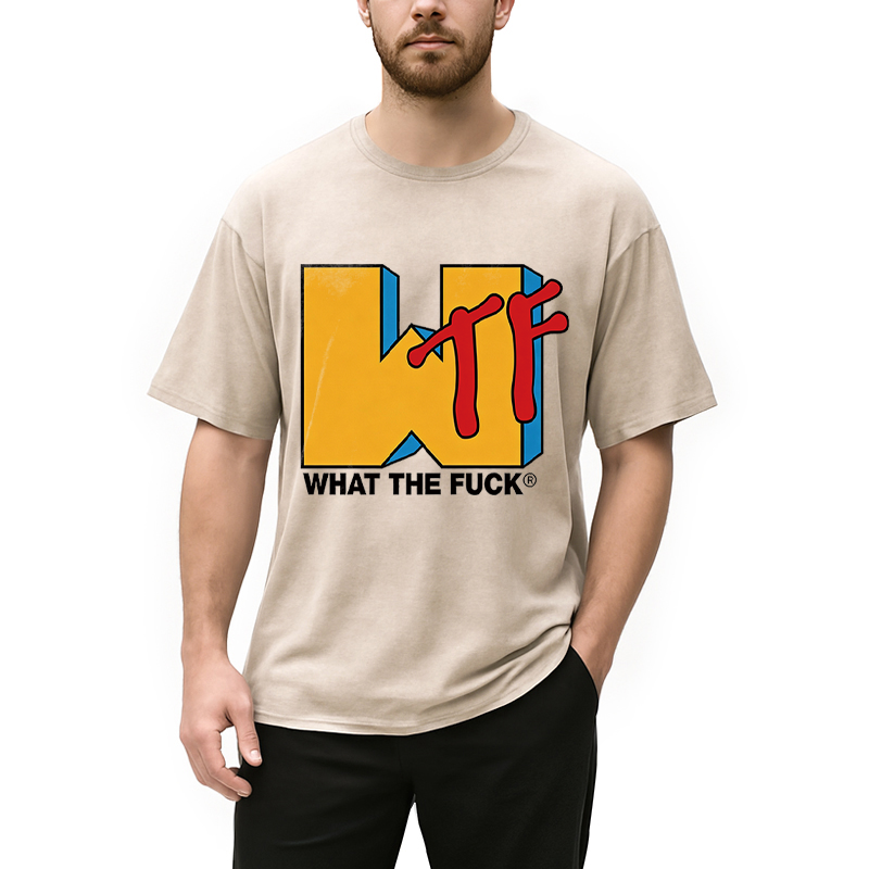Modecanvas WTF DTG Printing Washed T-Shirt