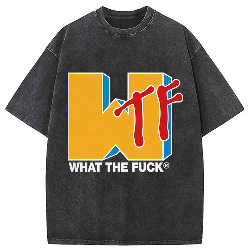 Modecanvas WTF DTG Printing Washed T-Shirt