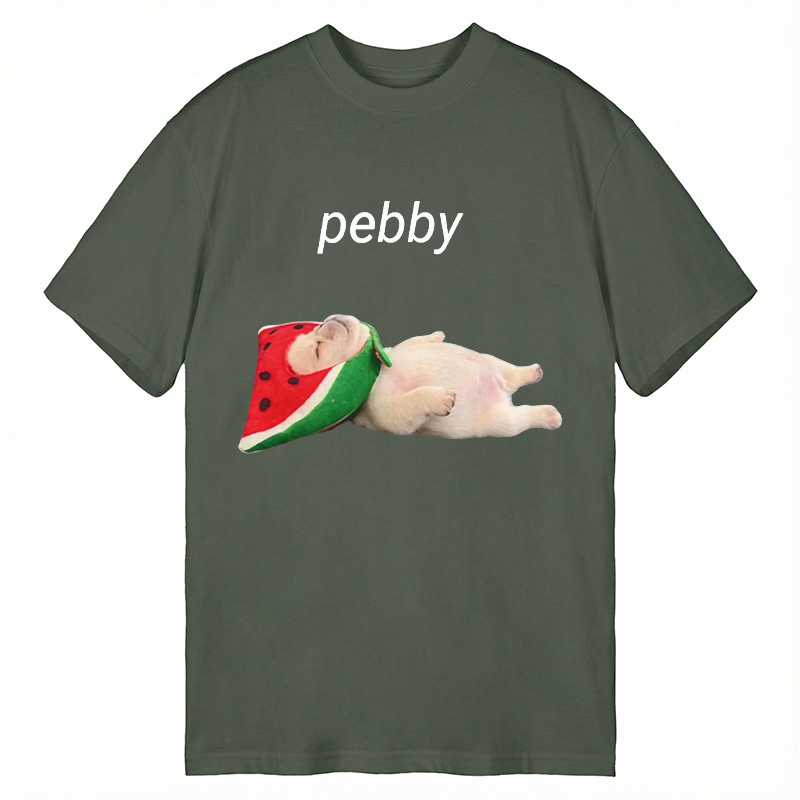 Modecanvas Funny Pibble Dog Meme DTG Printing Classic T-Shirt-modecanvas