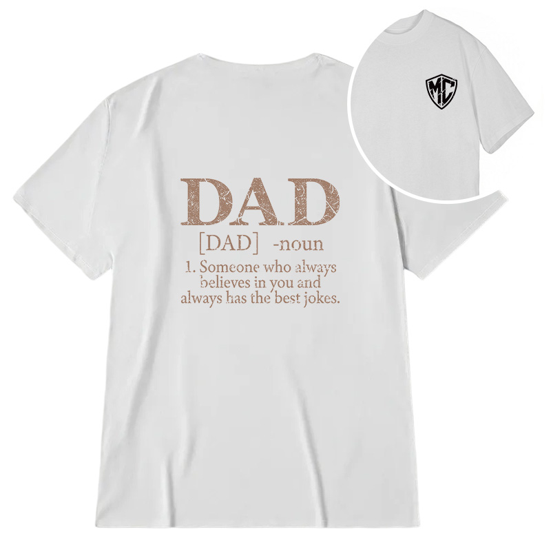 Modecanvas Dad Defined DTG Printing Back Classic T-Shirt