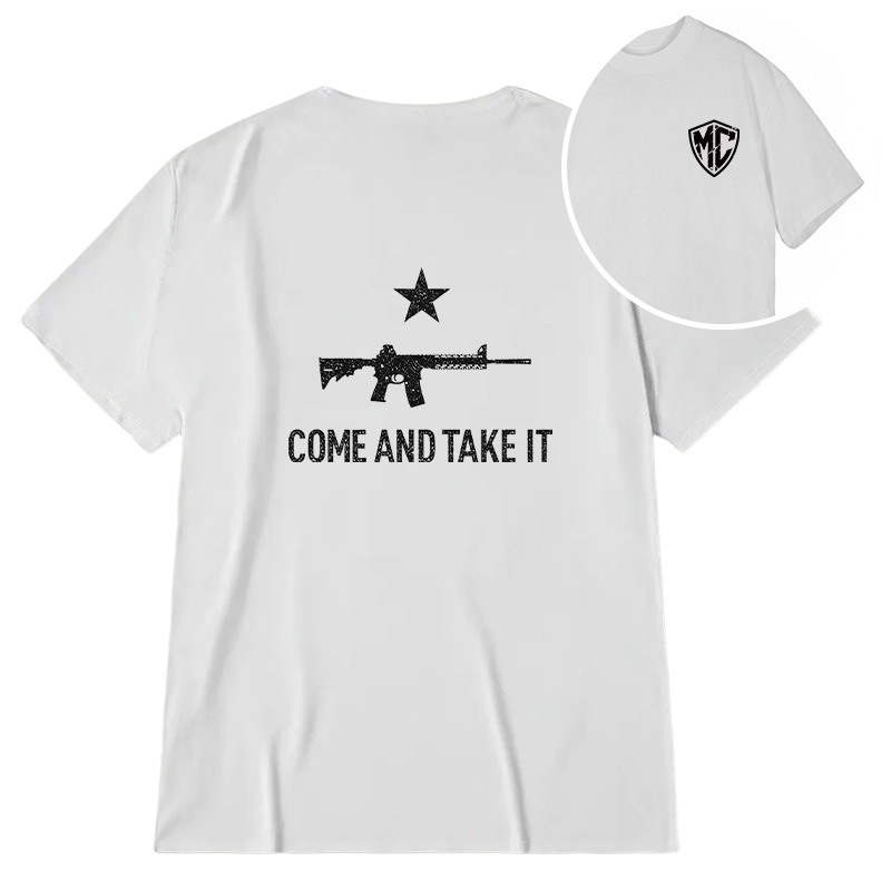 Modecanvas Come And Take It DTG Printing Back Classic T-Shirt