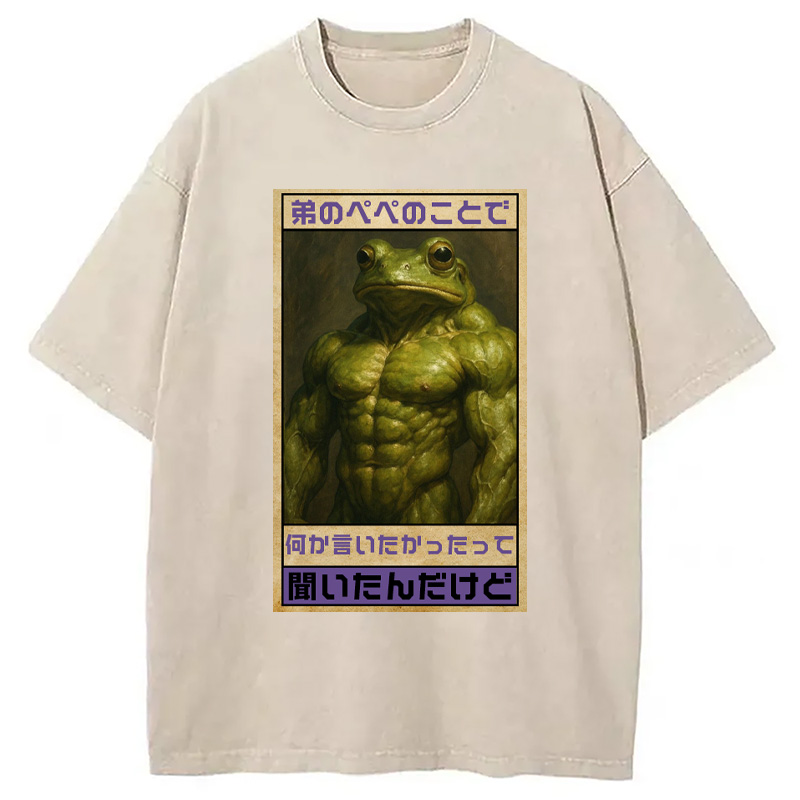 Modecanvas I Heard You Had Something To Say Washed T-Shirt