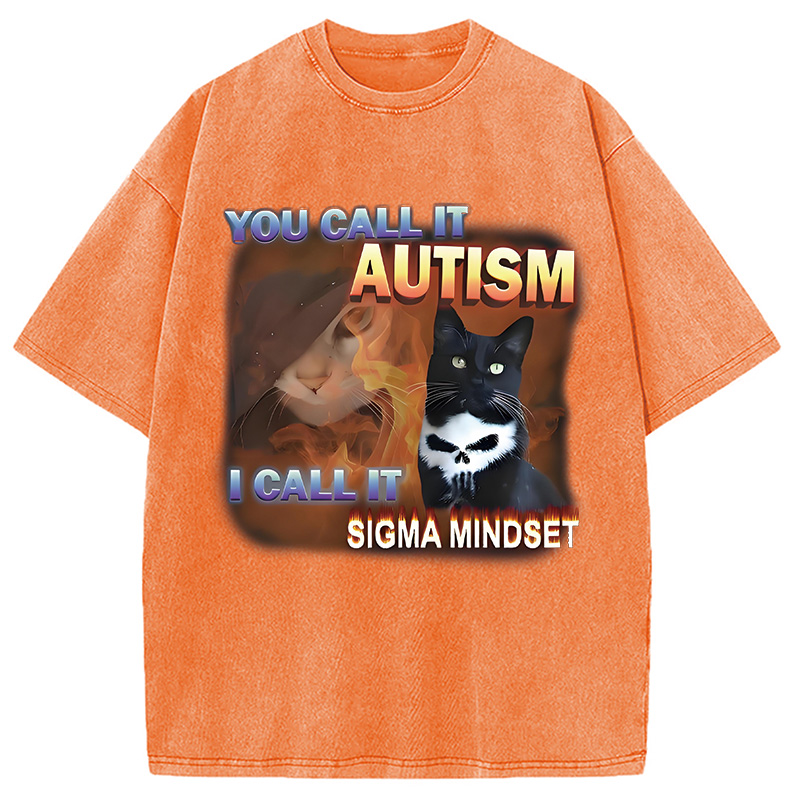 Modecanvas You Call It Autism Funny Washed T-Shirt