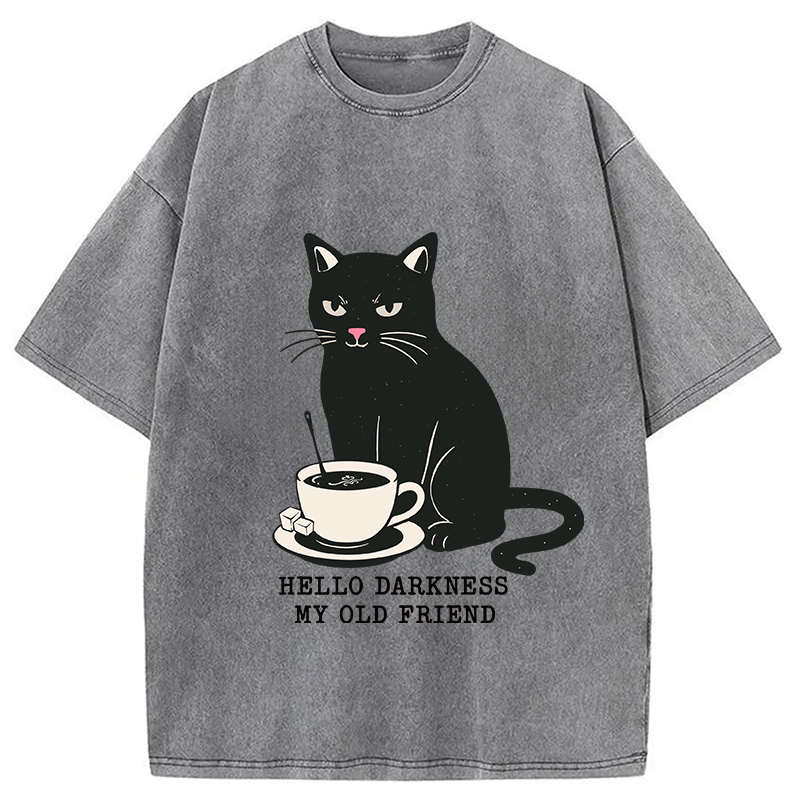 Modecanvas My Old Friend Washed T-Shirt