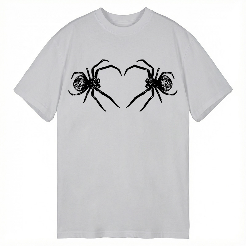 Modecanvas Skull Spider DTG Printing Classic T-Shirt-modecanvas